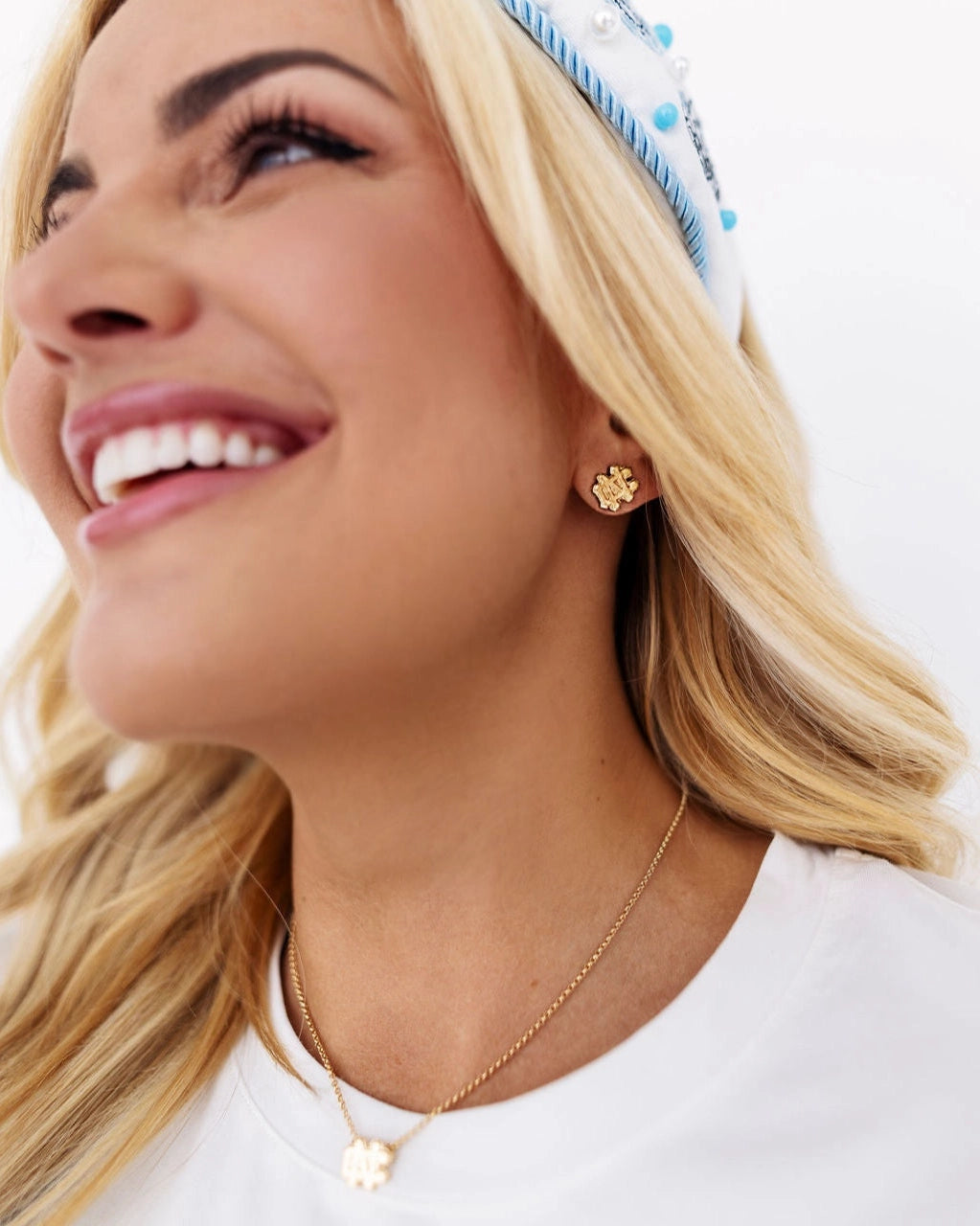 College Vault North Carolina Stud & Necklace Set