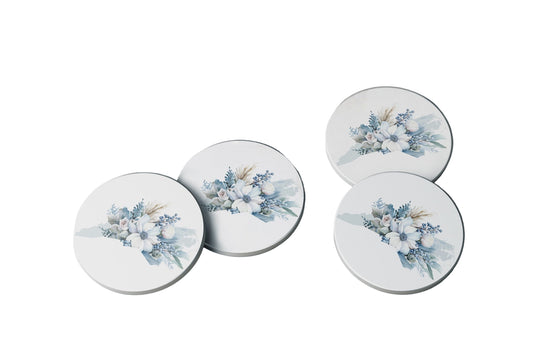 North Carolina Winter Coaster Set of 4