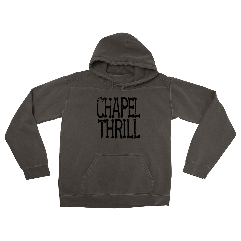 Chapel Thrill Bones Halloween Comfort Colors Adult Hoodie