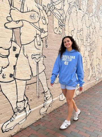 Carolina Soccer Adult Hoodie with UNC Logo by Champion