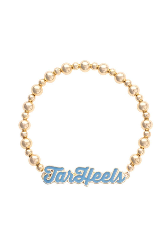 North Carolina Tarheels Autograph Enamel Stretch Bracelet - Main View - Canvas Style
