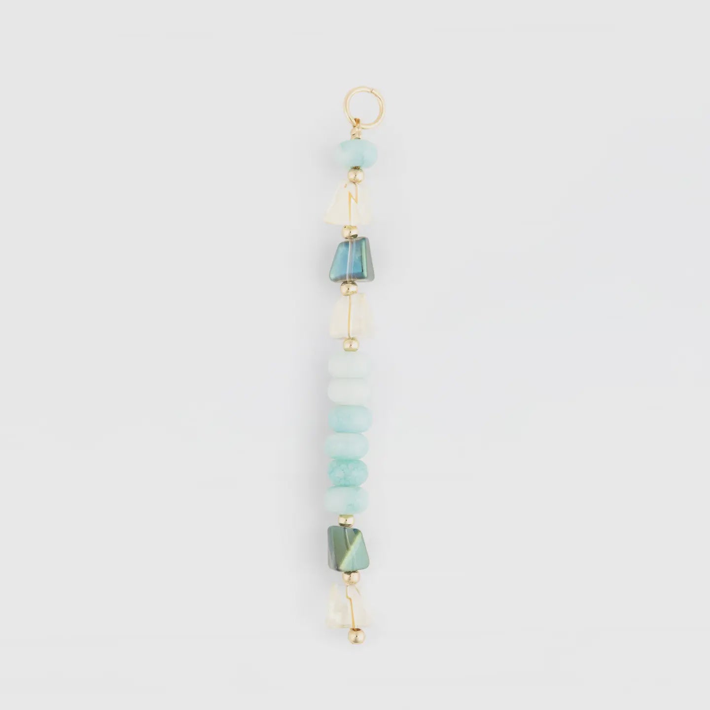 Aqua Glow Bag Charm