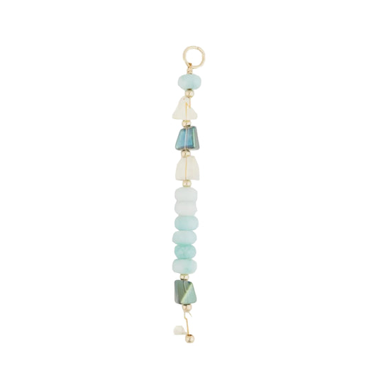 Aqua Glow Bag Charm - Main View - Michelle McDowell