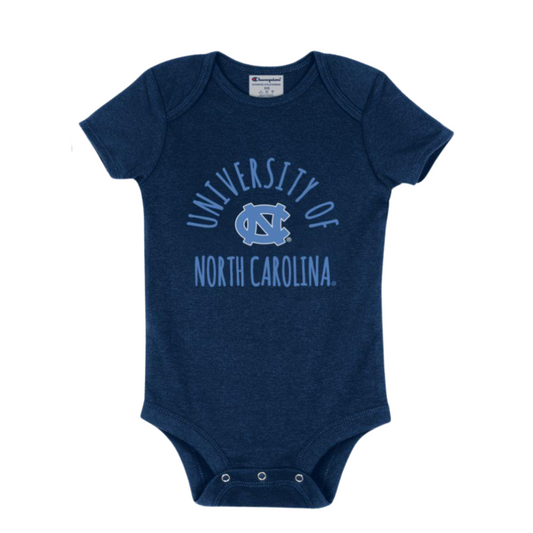 UNC Tar Heels Navy Onesie by Champion - Limited Edition