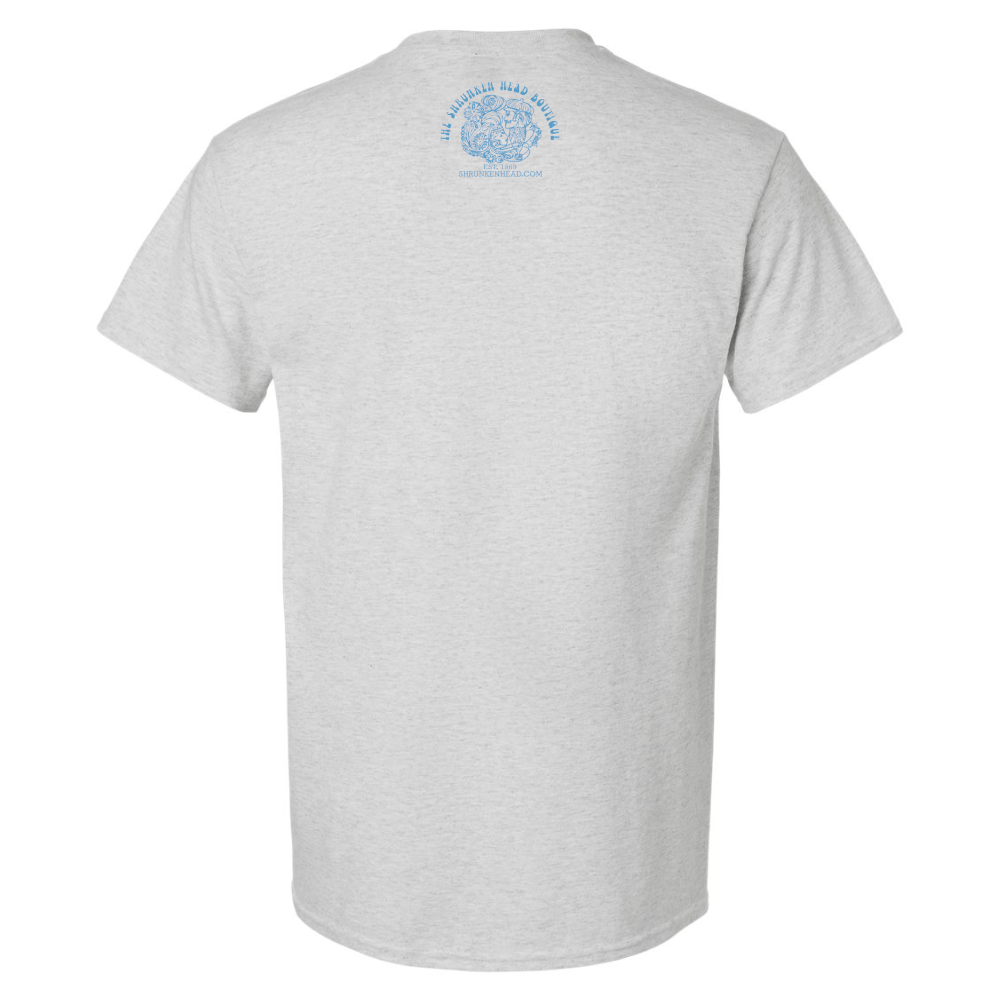 North Carolina Distressed State Flag Ash Grey Adult T-Shirt