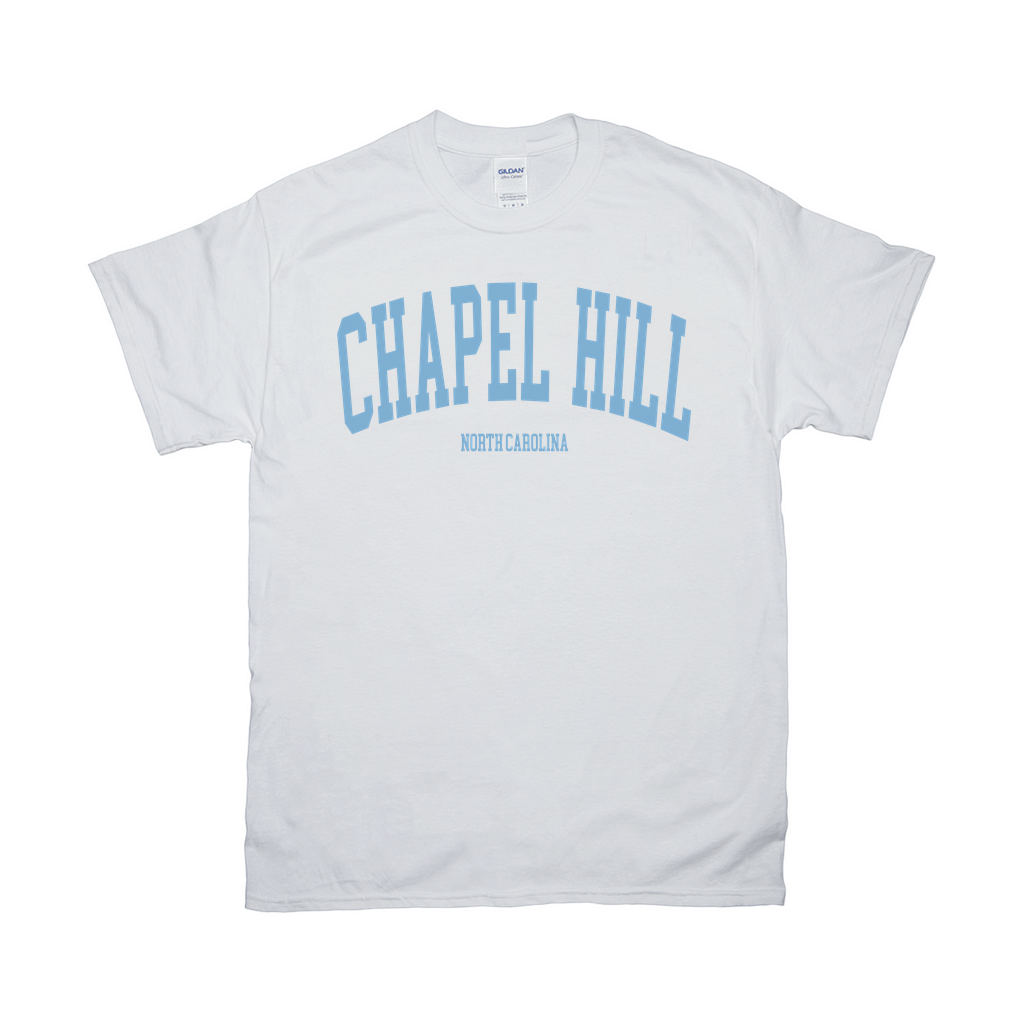 Chapel Hill North Carolina Classic White Adult T-Shirt