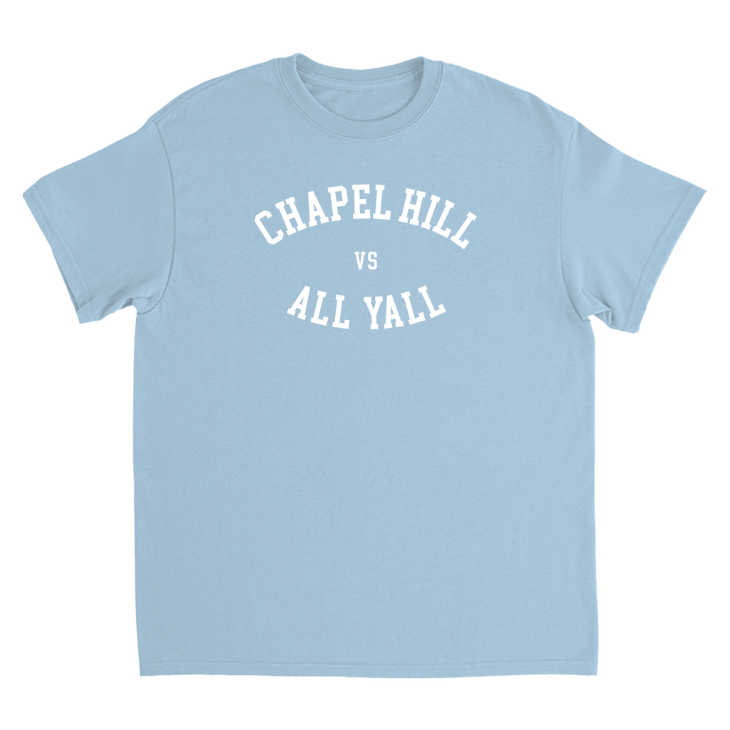 Chapel Hill vs All Yall Light Blue Kid's T-Shirt