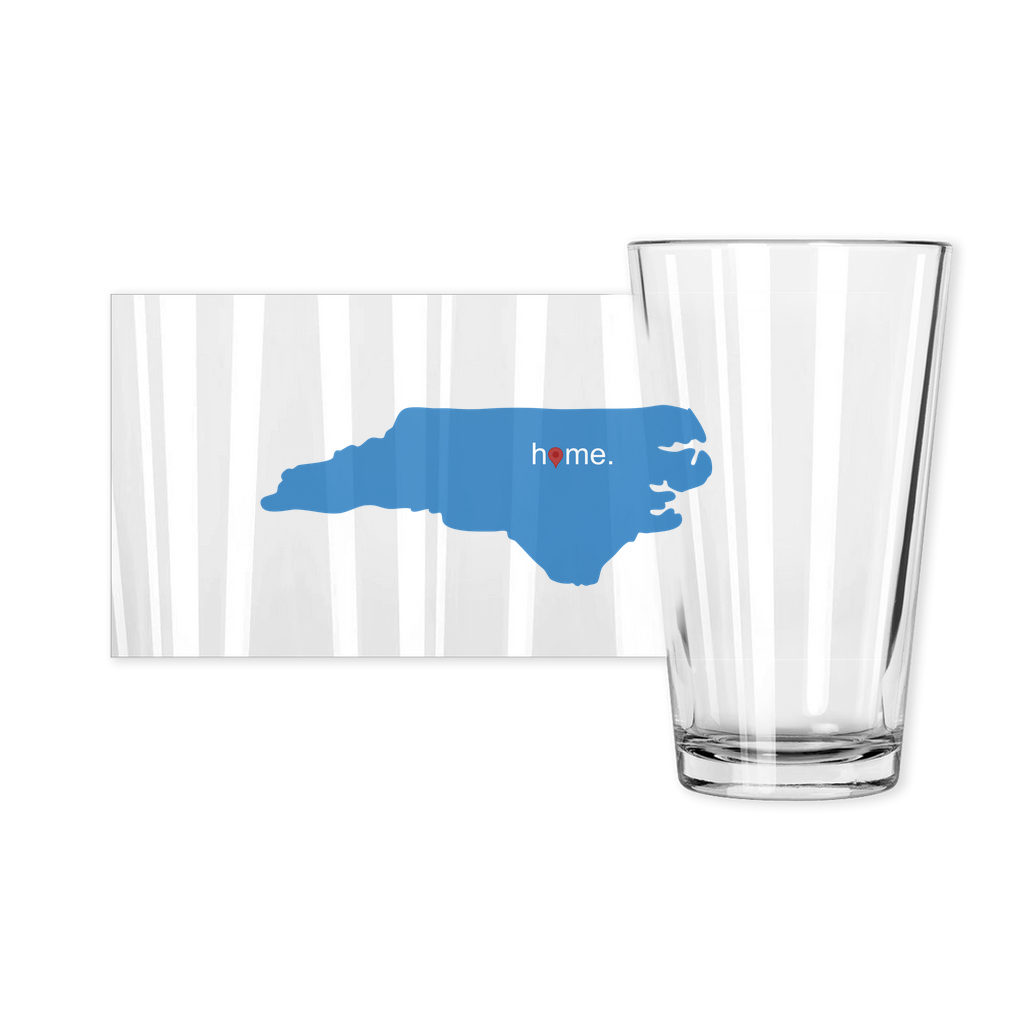 Chapel Hill North Carolina Home Pint Glass