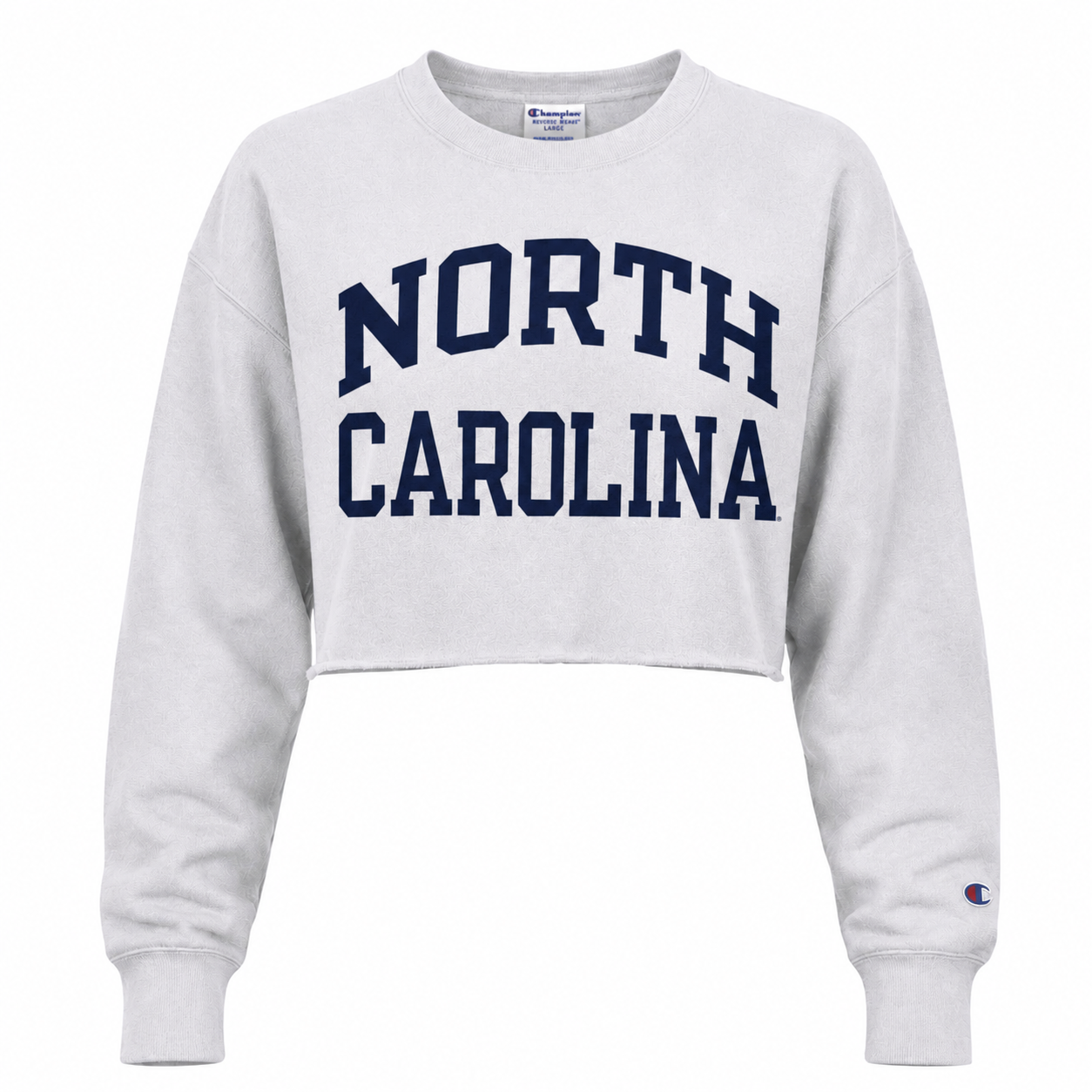 Cropped North Carolina Reverse Weave Crewneck Sweatshirt - Main View - Champion