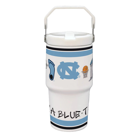 UNC  Flip Lid 20oz Tumbler - Main View - Magnolia Lane
