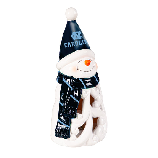 University of North Carolina Snowman LED Statue 8"