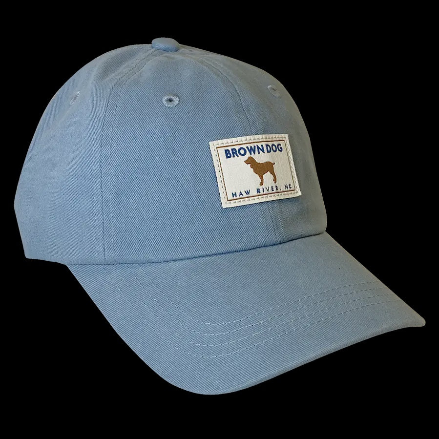 Blue Brown Dog Vintage Dad Cap