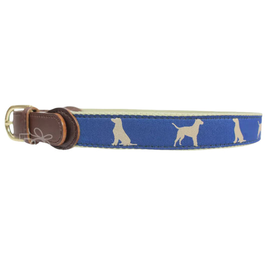 Blue Ribbon Kid's Belt with Dog Pattern