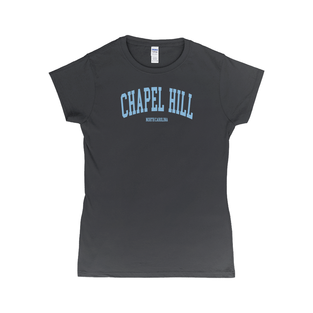 Chapel Hill North Carolina Classic Black Women's Top