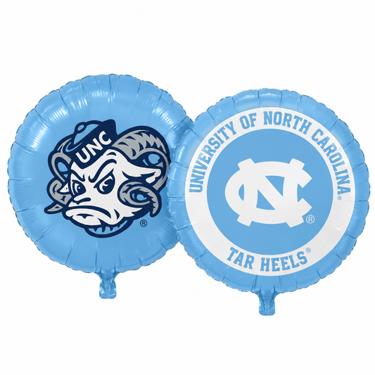 North Carolina Tar Heels Foil Balloons 2 Pack - Main View - Desert Cactus