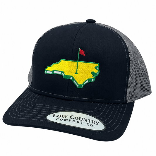 North Carolina Golf Hat Black/Charcoal