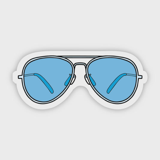 Blue Sunglasses Aesthetic Sticker