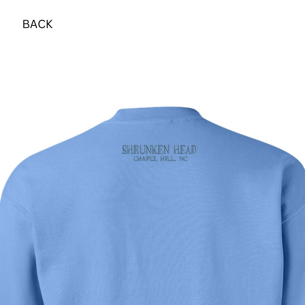 Carolina Blue Best Blue Adult Crewneck Sweatshirt by Shrunken Head