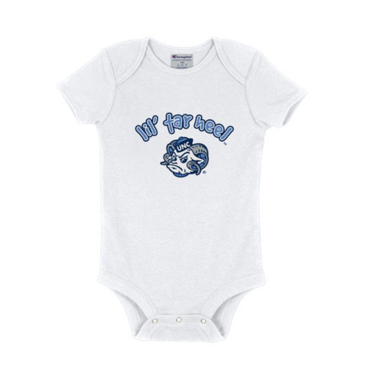 UNC Tar Heels White Onesie by Champion - Limited Edition