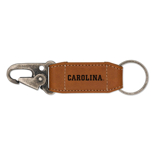 North Carolina Tar Heels  Engraved Carabiner Keychain