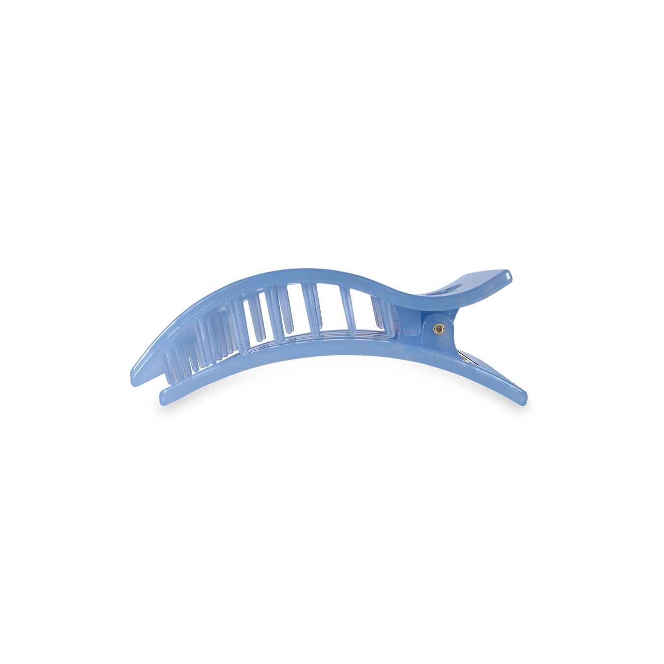 Small Flat Rectangle Blue Lagoon Hair Clip by Teleties