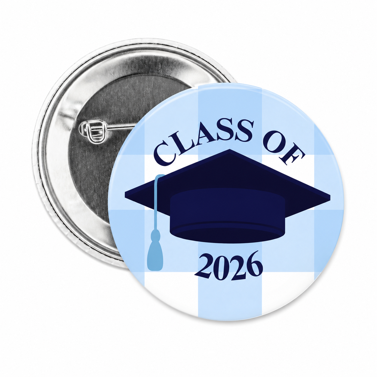 Class of 2026 Button Pin 2.25"