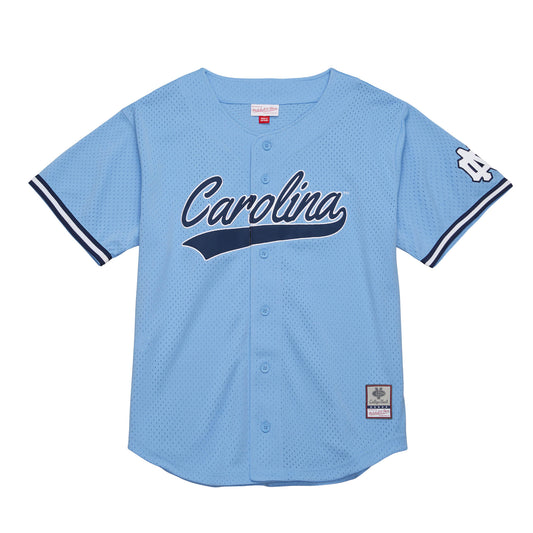 North Carolina Tar Heels Baseball Jersey by Mitchell and Ness