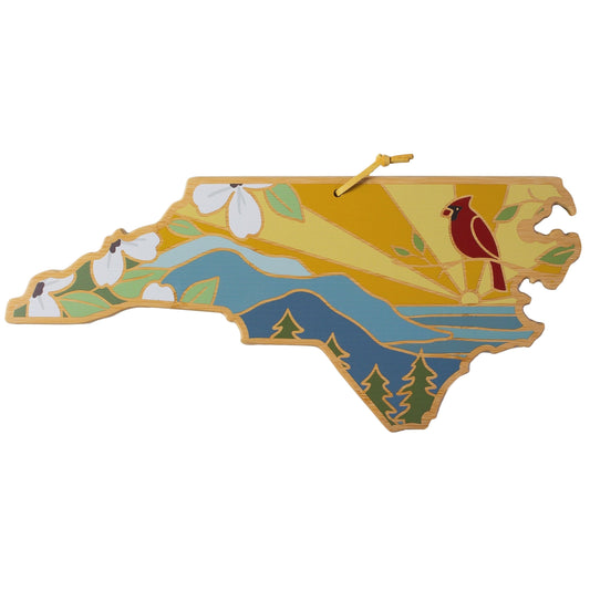 North Carolina Colorful Cutting Board