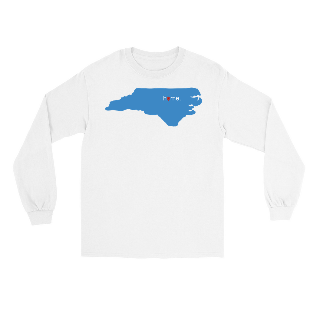 Chapel Hill North Carolina Home Adult Long Sleeve Tee