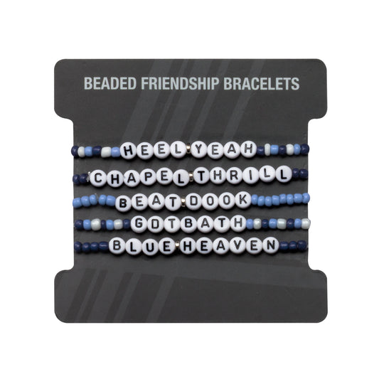 North Carolina Tar Heels Friendship Bracelet Set