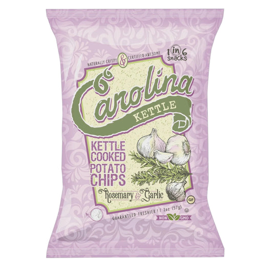 Rosemary & Garlic Carolina Kettle Chips - 2 oz