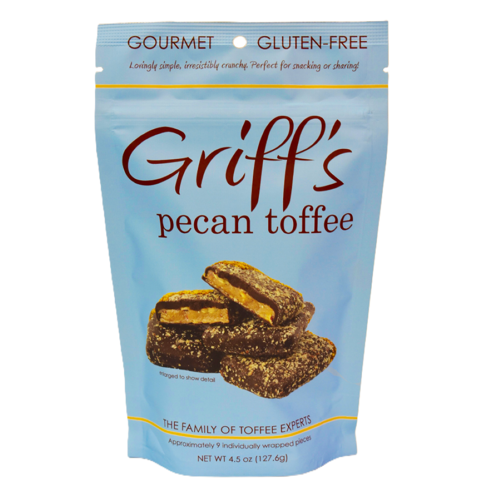 4.5 oz Griff's Pecan Toffee Pouch