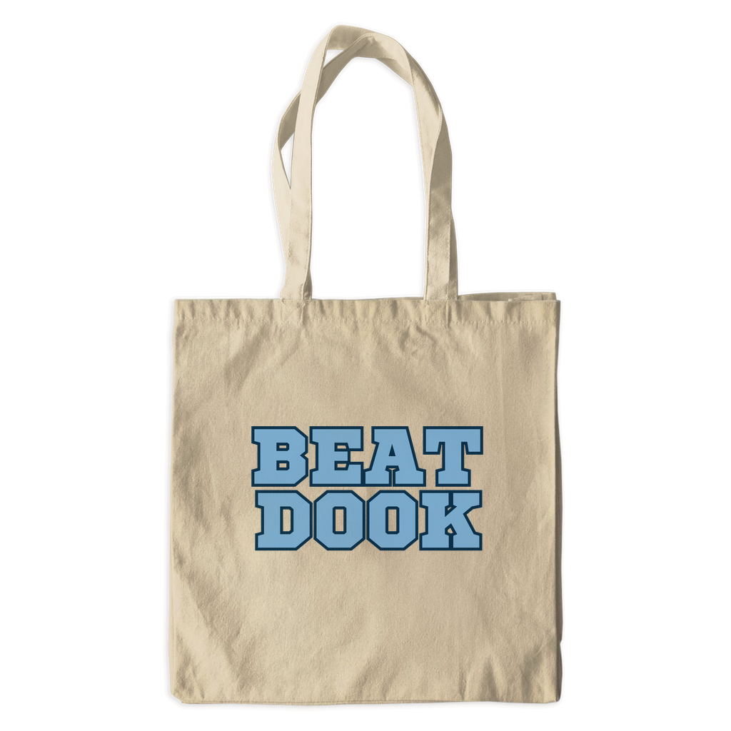 Carolina Blue Beat Dook Canvas Tote Bag