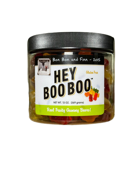 Hey Boo Boo Gummies 13 oz. Canister - Main View - Bruce Julian Heritage Foods