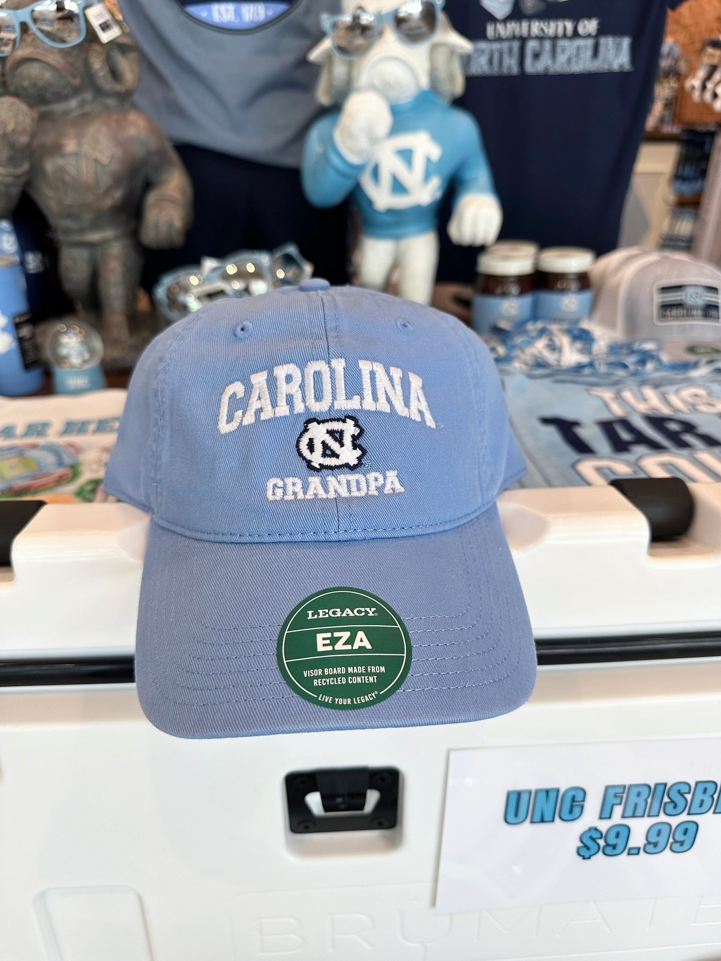 UNC Grandpa Hat in Carolina Blue- Adult Adjustable