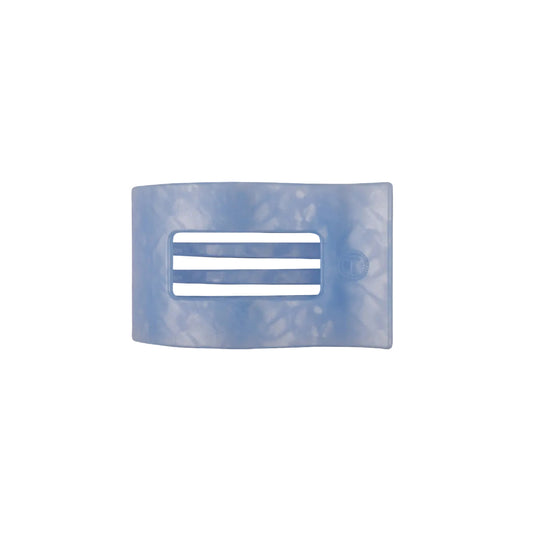 Medium Flat Rectangle Blue Lagoon Hair Clip by Teleties