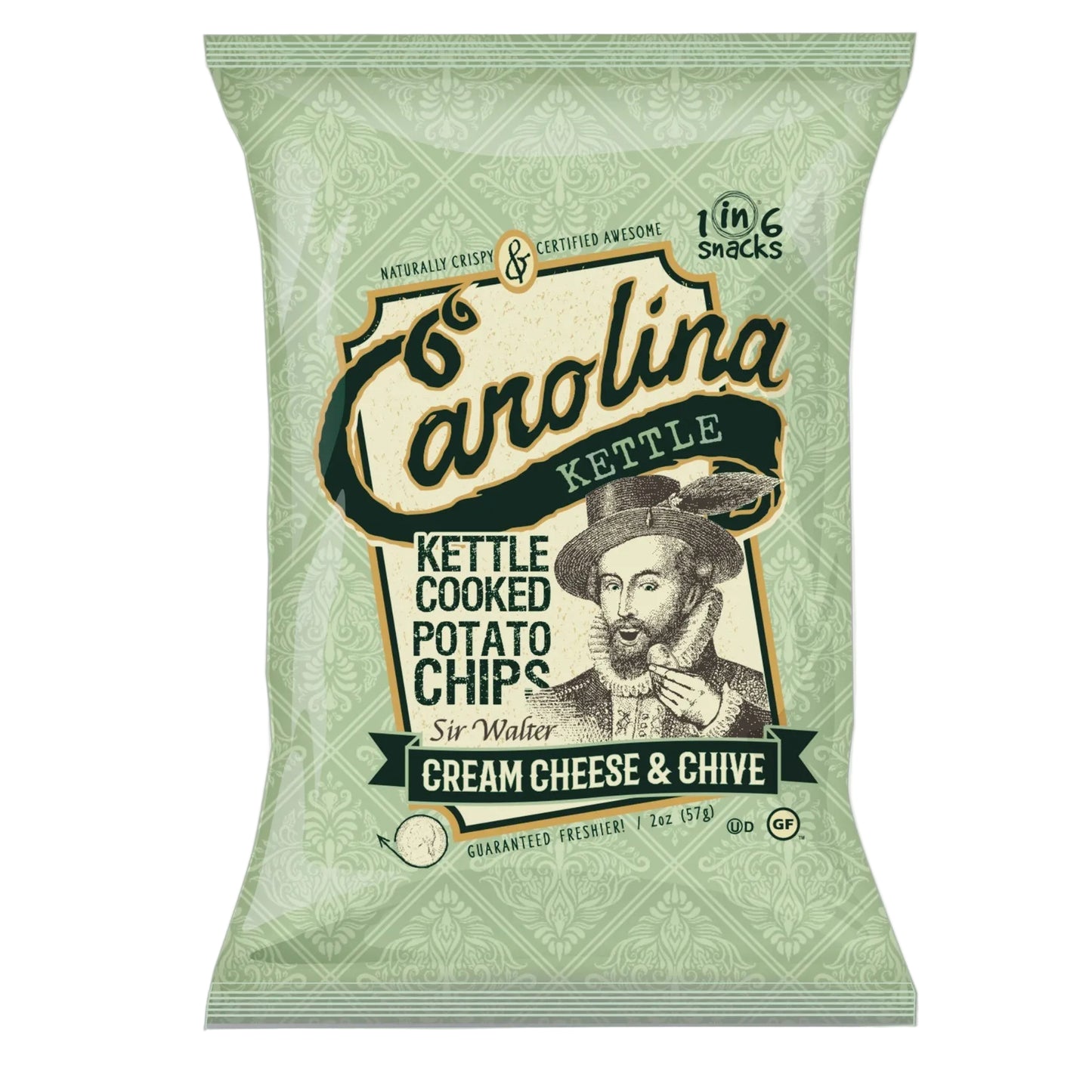 Cream Cheese and Chives Carolina Kettle Chips - 2 oz