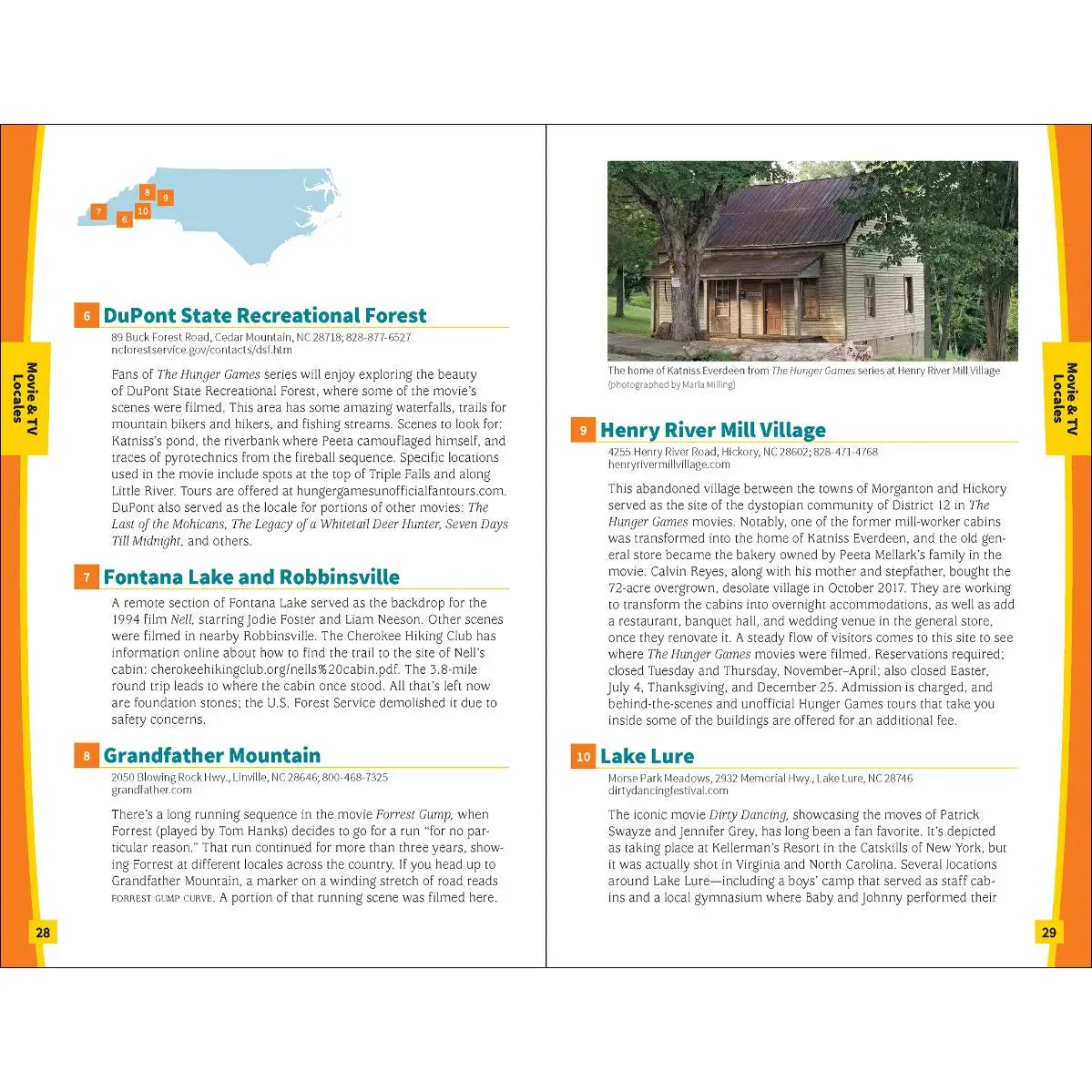 North Carolina Day Trips By Theme