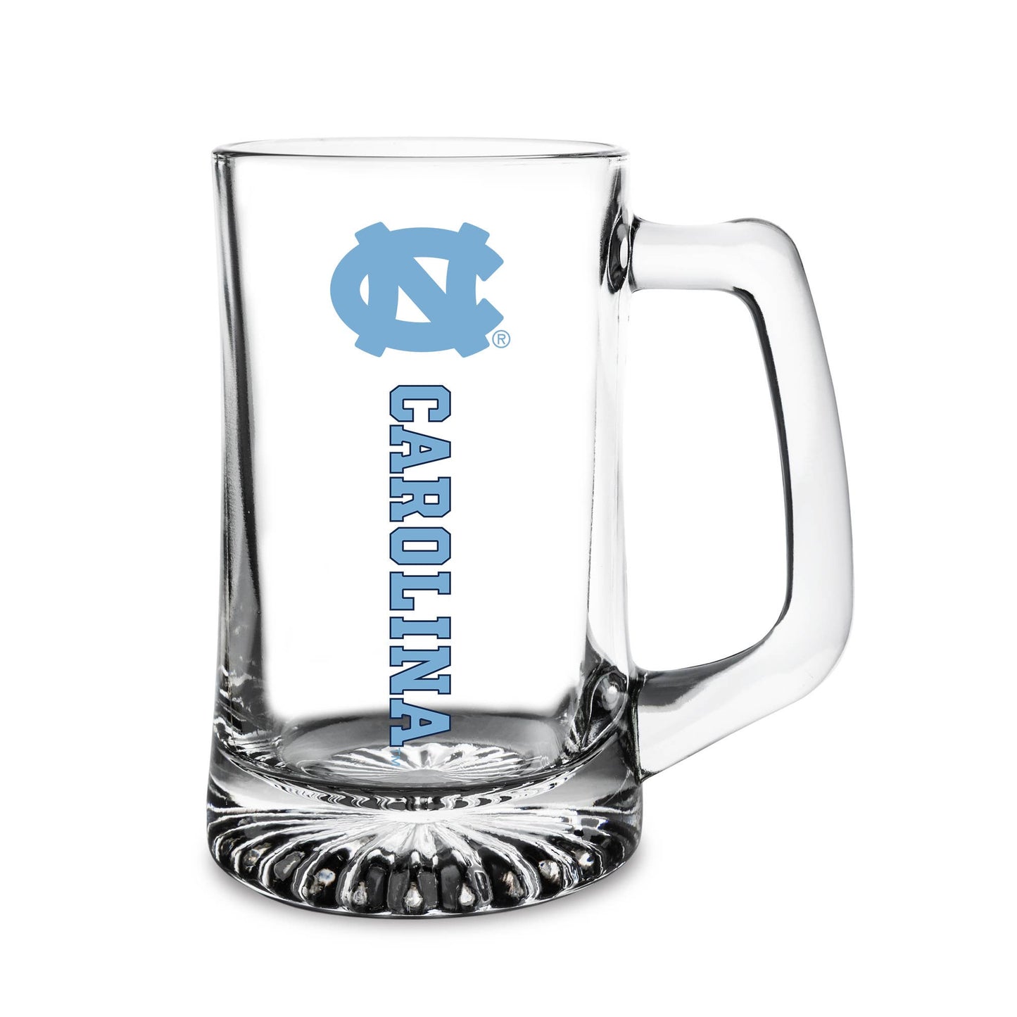 North Carolina Tar Heels 14oz Glass with Handle