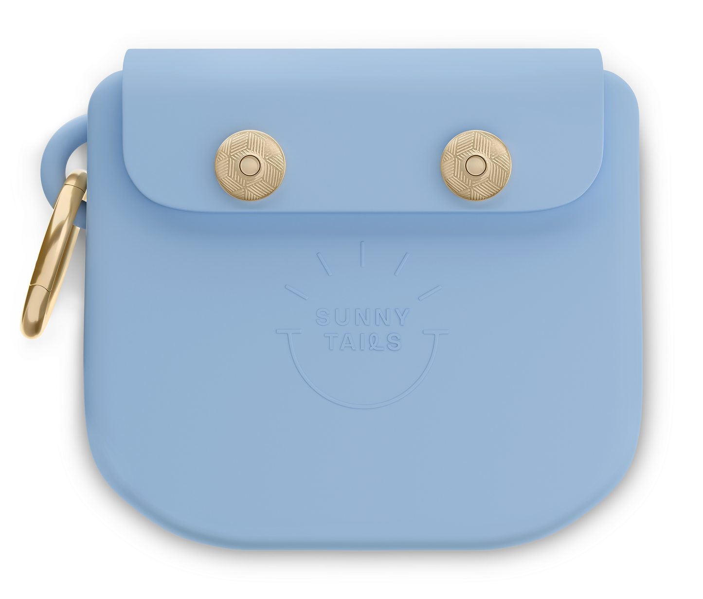 Malibu Blue Snap Dog Treat Pouch - Main View - SUNNY TAILS