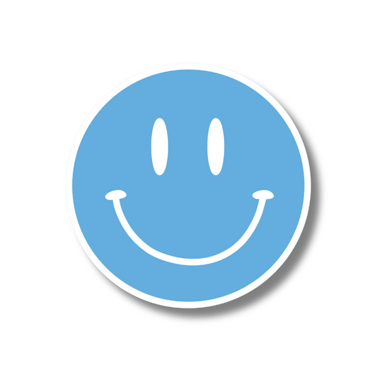 SHB Light Blue Smiley Face Magnet