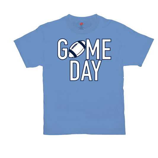 Carolina Blue Football Game Day Adult T-Shirt