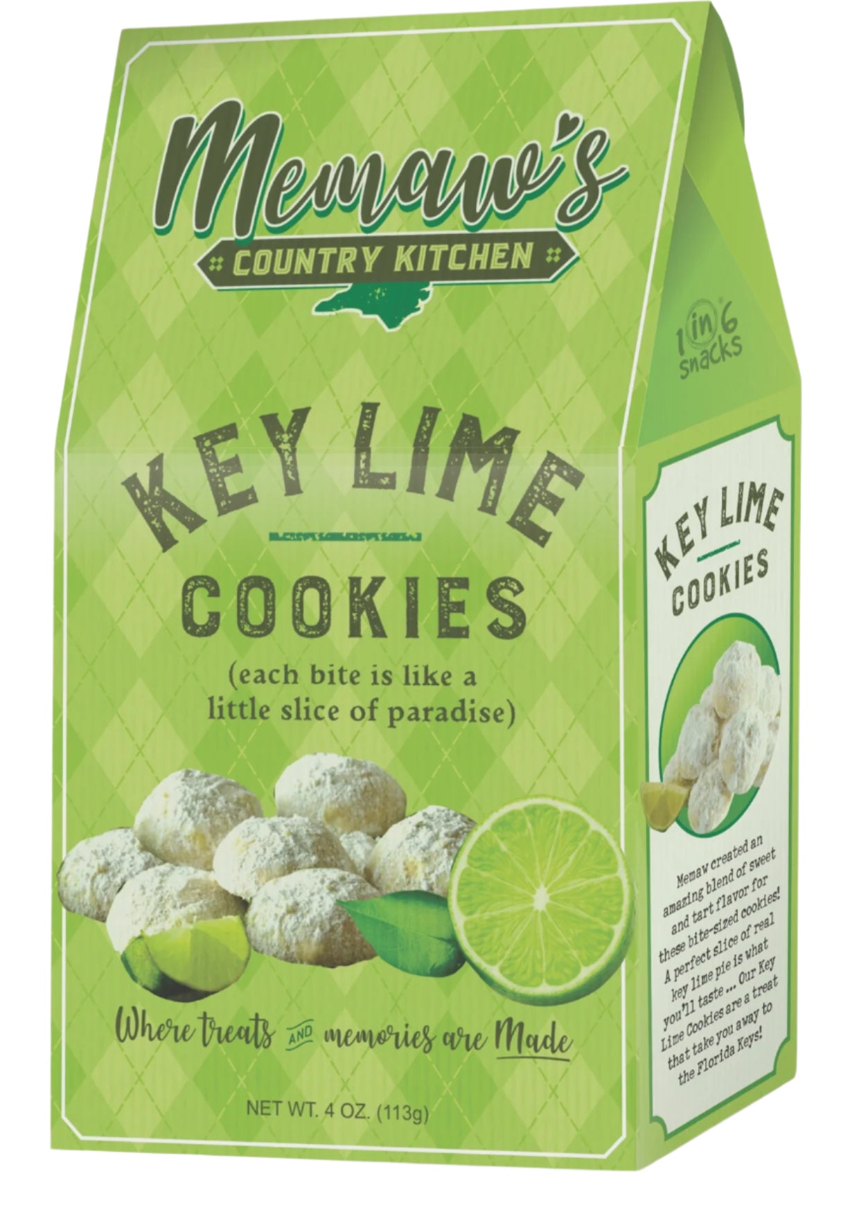 Key Lime Cookies - 4 oz Bag