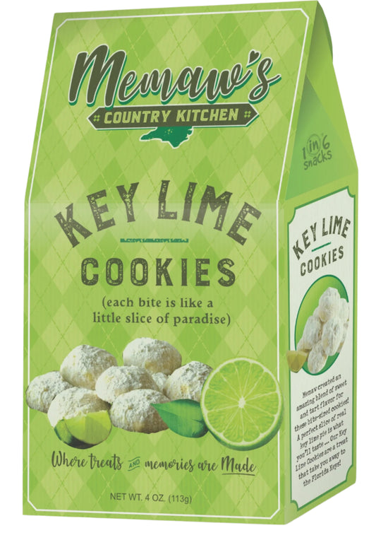 Key Lime Cookies - 4 oz Bag