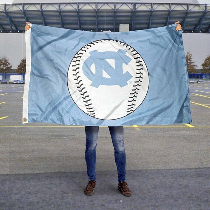 North Carolina Tar Heels Sewing Concepts UNC Baseball House Flag