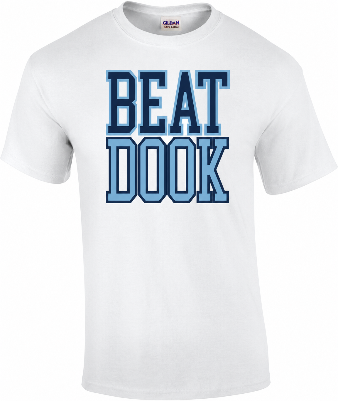 White Beat Dook T-Shirt for Carolina Fans