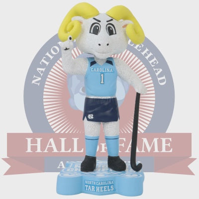 Rameses North Carolina Tar Heels Mascot Women's Field Hockey National Champions Bobblehead