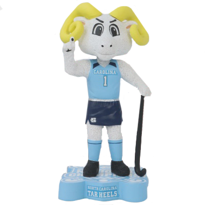 Rameses North Carolina Tar Heels Mascot Women's Field Hockey National Champions Bobblehead