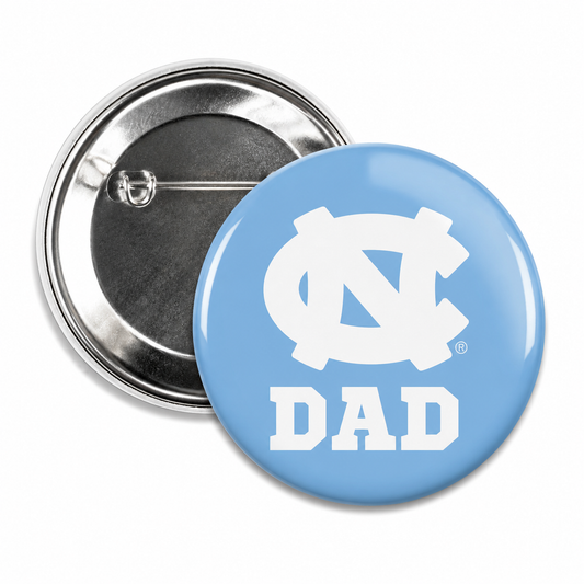 Carolina Dad Button Pin 2.25"