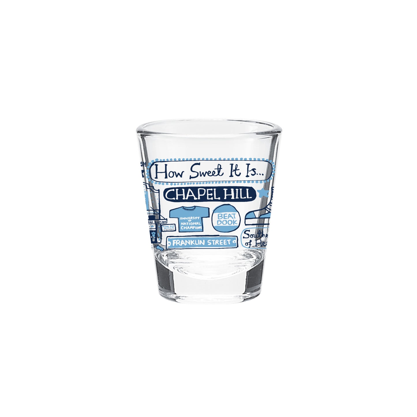 Chapel Hill North Carolina Julia Gash Shot Glass